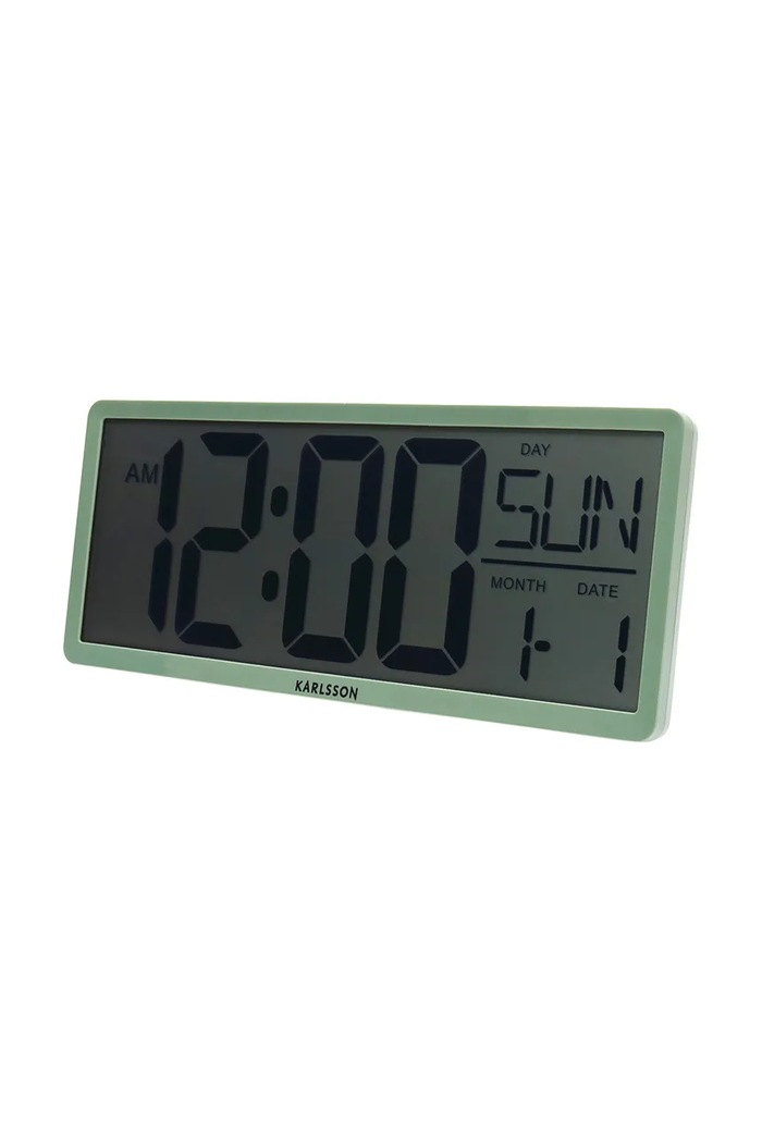 Karlsson orologio da parete Retro LCD KA6020GR verde AA00