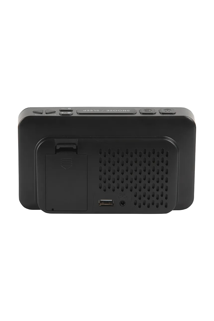 Living și dormitor Karlsson ceas cu alarmă New Retro KA6035BK negru