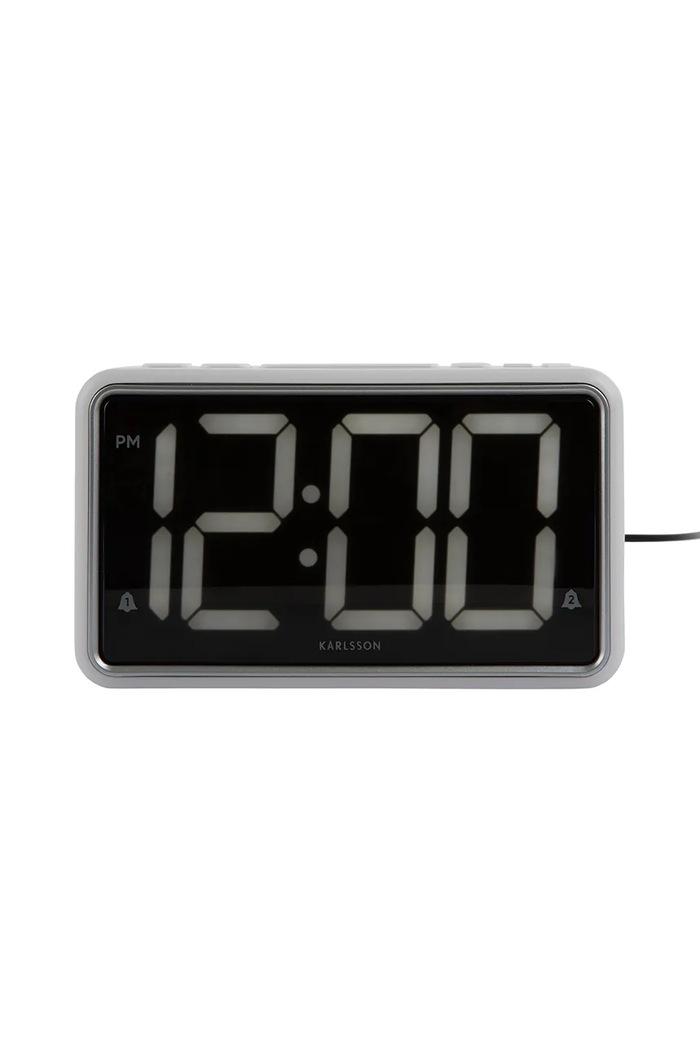 Karlsson ceas cu alarmă New Retro alb KA6035WH