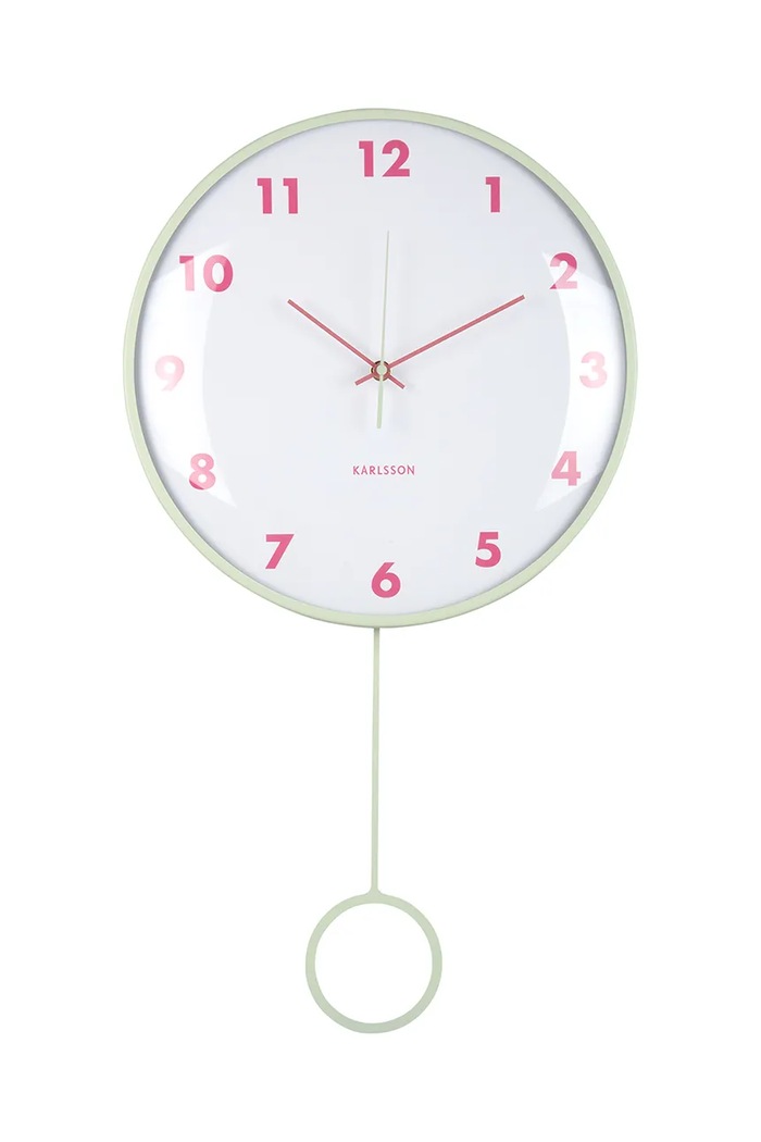 Karlsson ceas de perete Cheeky Dome verde KA6058LG