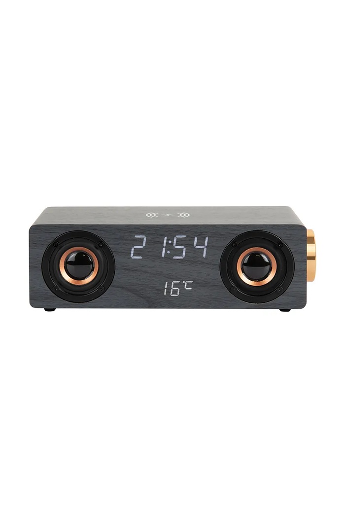 Karlsson budzik Classic BT Speaker szary KA6059BK