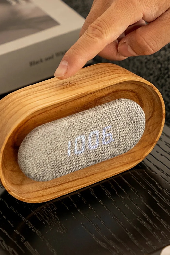 LED budík Gingko Design Lumos 15 cm G076O.AH
