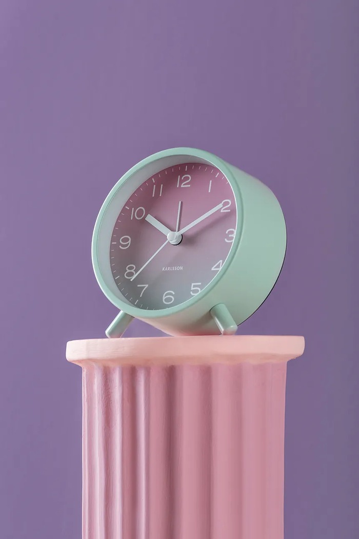 Всекидневна и спалня Будилник Karlsson Gradient KA6062GR зелен