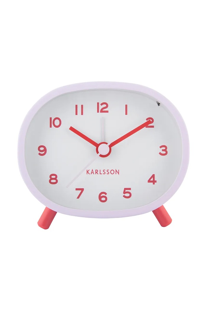 Karlsson ceas cu alarmă Cheeky Oval violet KA6025LP