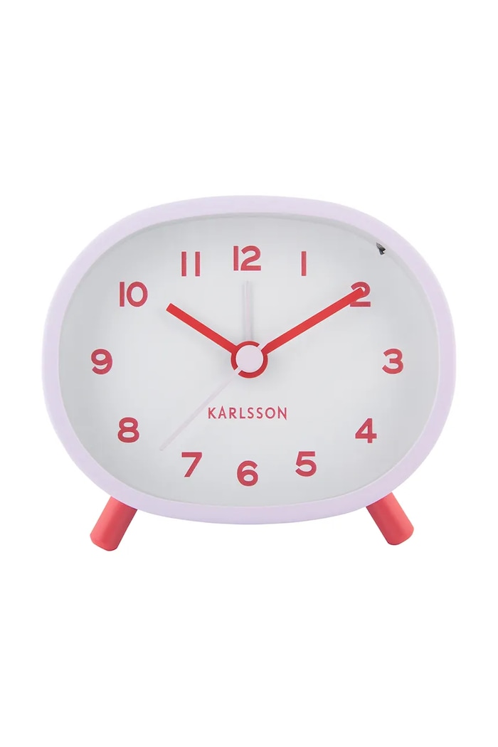 Karlsson ceas cu alarmă Cheeky Oval violet KA6025LP