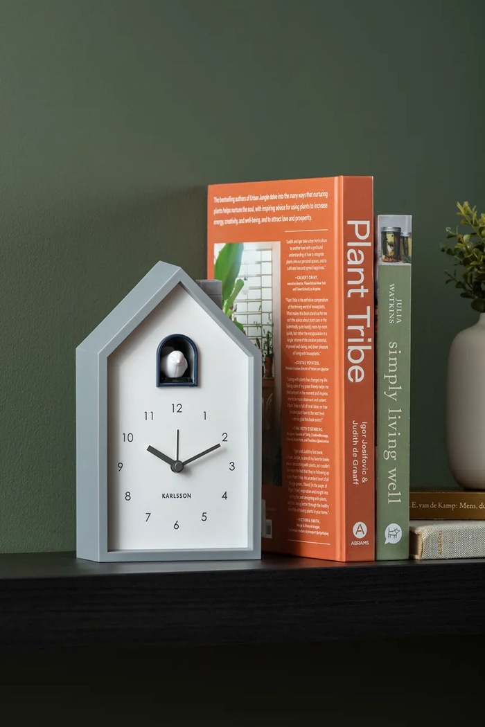 Karlsson ceas cu alarmă Modern Cuckoo gri KA6015GY