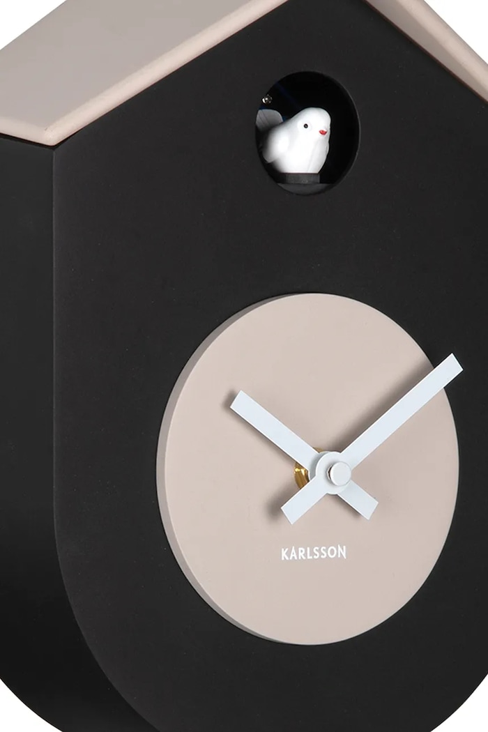 Obývacia izba a spálňa Kyvadlové hodiny Karlsson Grato Cuckoo 33 cm KA6026BK čierna