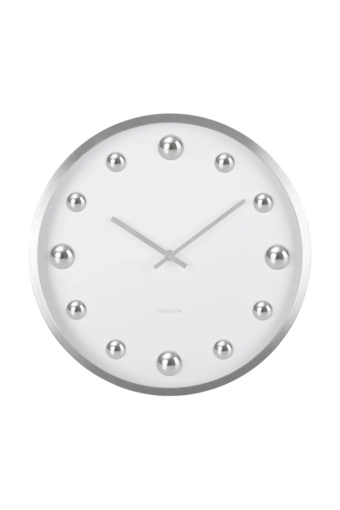 Karlsson zegar ścienny Shiny Dots biały KA5971WH