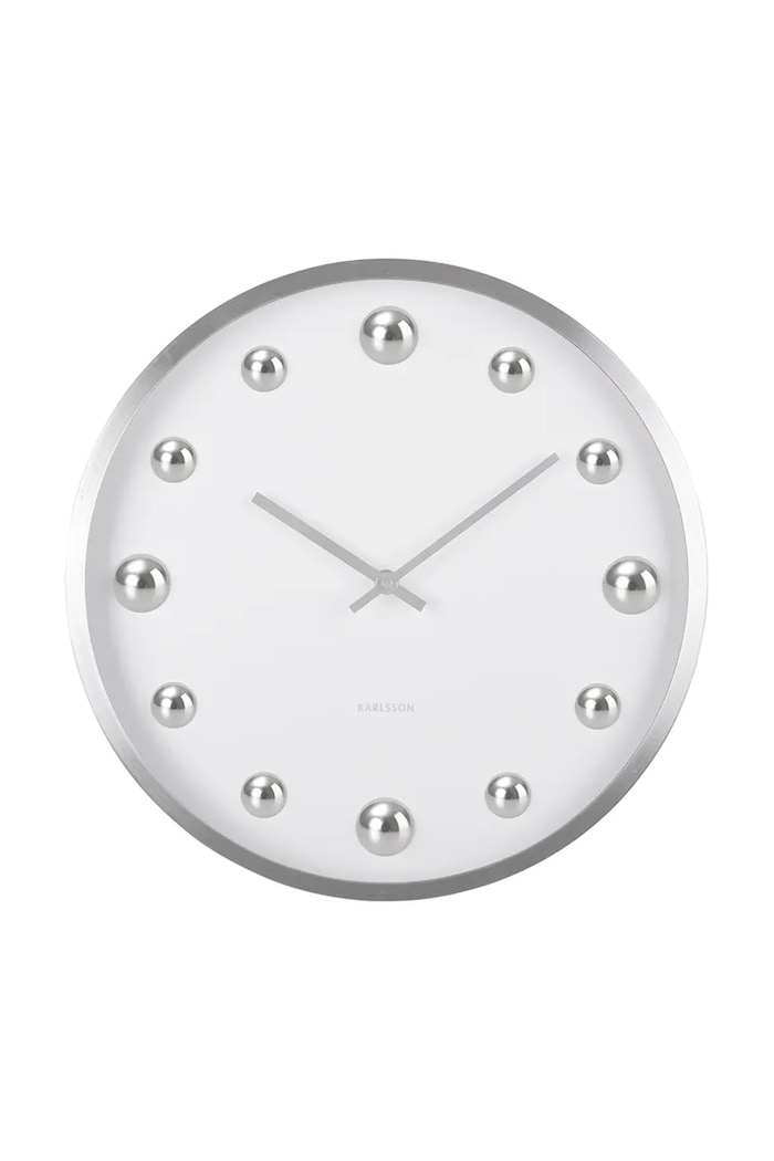 Karlsson zegar ścienny Shiny Dots biały KA5971WH