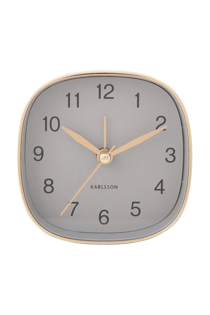 Karlsson sveglia Travel 8,5 x 8,5 cm grigio KA5957GY