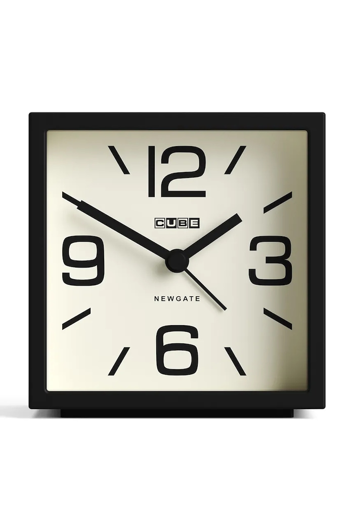Newgate ceas cu alarmă Réveil 10,5 x 10,5 x 8 cm negru KB2928ALMCUB252K