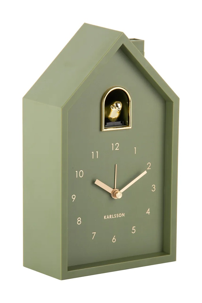 Hodiny Karlsson 11,5 x 20 x 6 cm KA6077GR zelená AA00