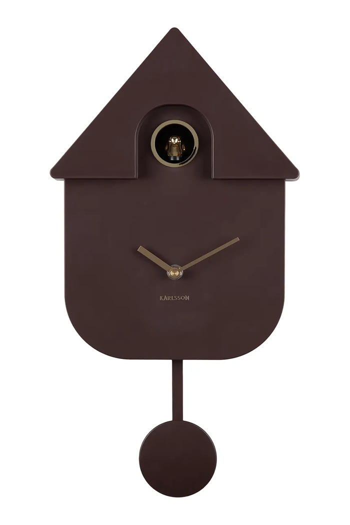 Karlsson ceas cu cuc Modern Cuckoo 21,5 x 41 x 8,5 cm maro KA6094DB