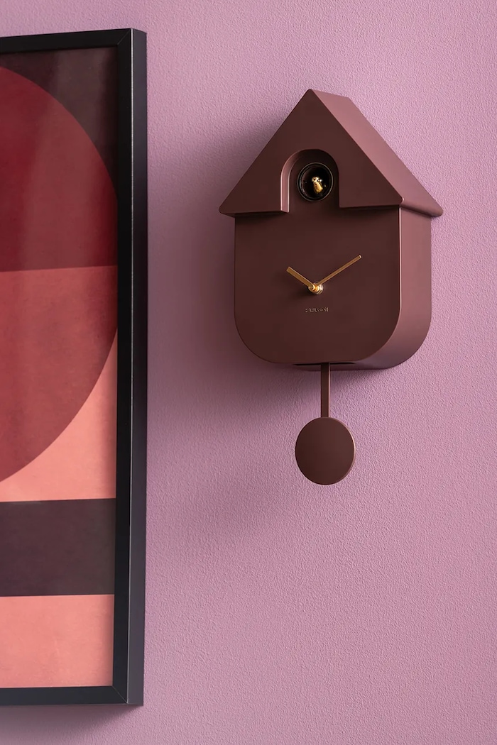 Karlsson ceas cu cuc Modern Cuckoo 21,5 x 41 x 8,5 cm maro KA6094DB