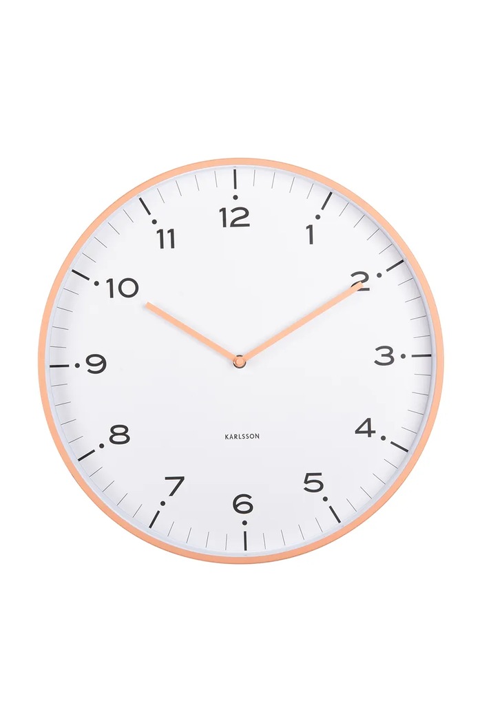 Nástenné hodiny Karlsson Circus Rings 40 cm oranžová KA6011OR