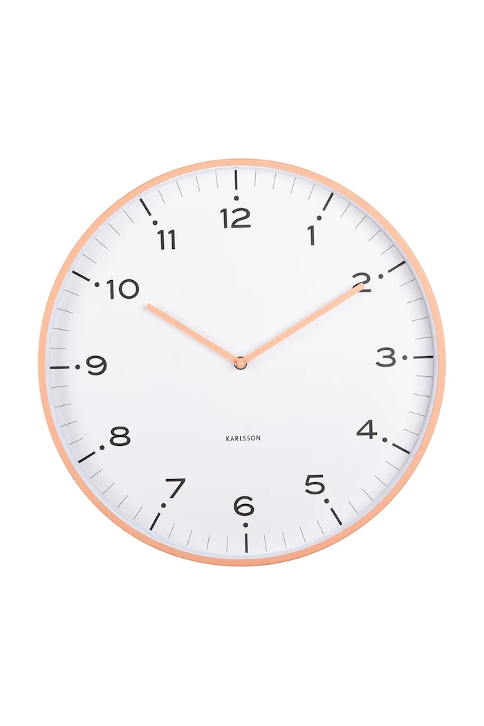 Nástenné hodiny Karlsson Circus Rings 40 cm oranžová KA6011OR