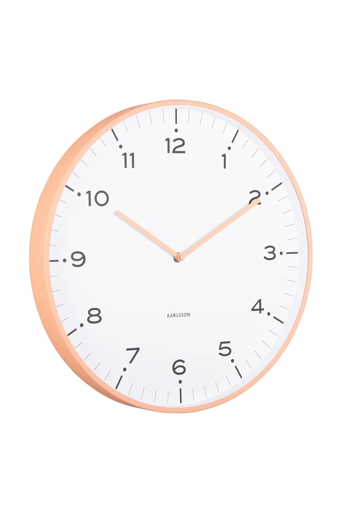 Nástenné hodiny Karlsson Circus Rings 40 cm KA6011OR oranžová AA00