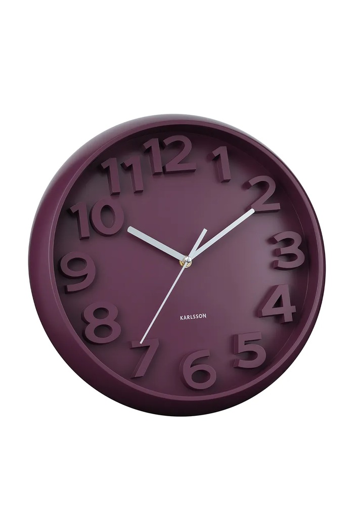 Karlsson ceas de perete Elevated Classic 33,5 cm KA6052PU violet AA00