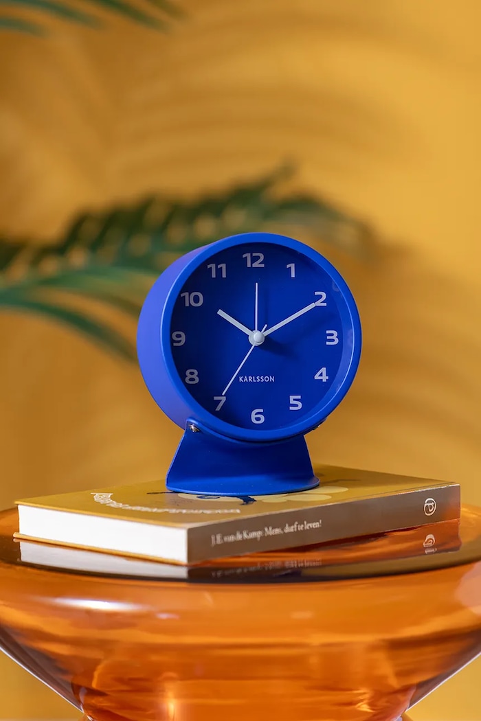 Karlsson ceas cu alarmă Cool Retro 11 x 13 x 5,5 cm KA6082BL bleumarin