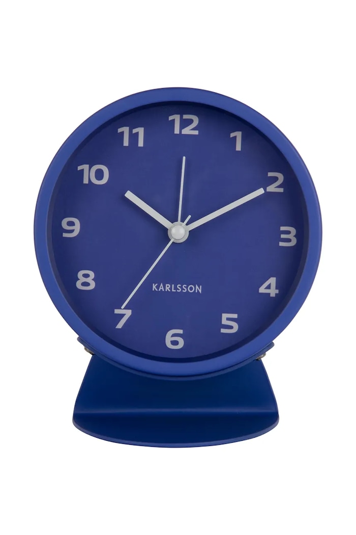 Karlsson ceas cu alarmă Cool Retro 11 x 13 x 5,5 cm KA6082BL bleumarin AA00