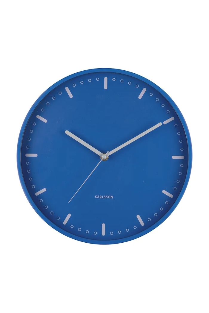 Karlsson zegar ścienny Cool Retro 30 cm niebieski KA6071BL