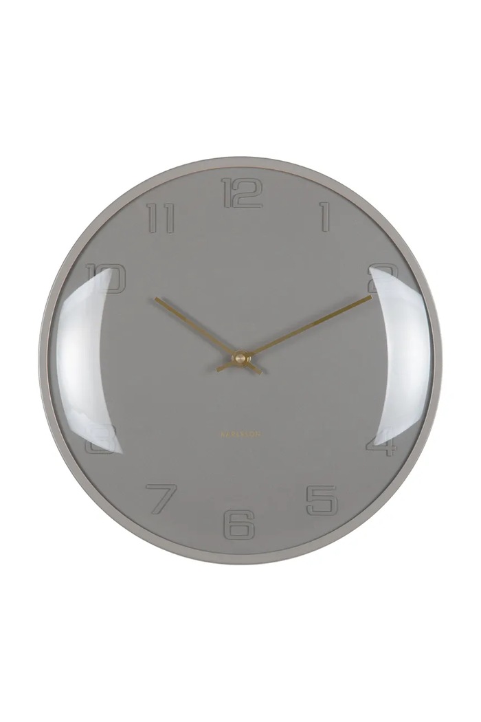 Karlsson ceas de perete Fuerte Dome 30,5 cm gri KA6084GY