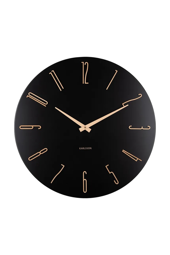 Karlsson ceas de perete Esmerado 40 cm negru KA6073BK