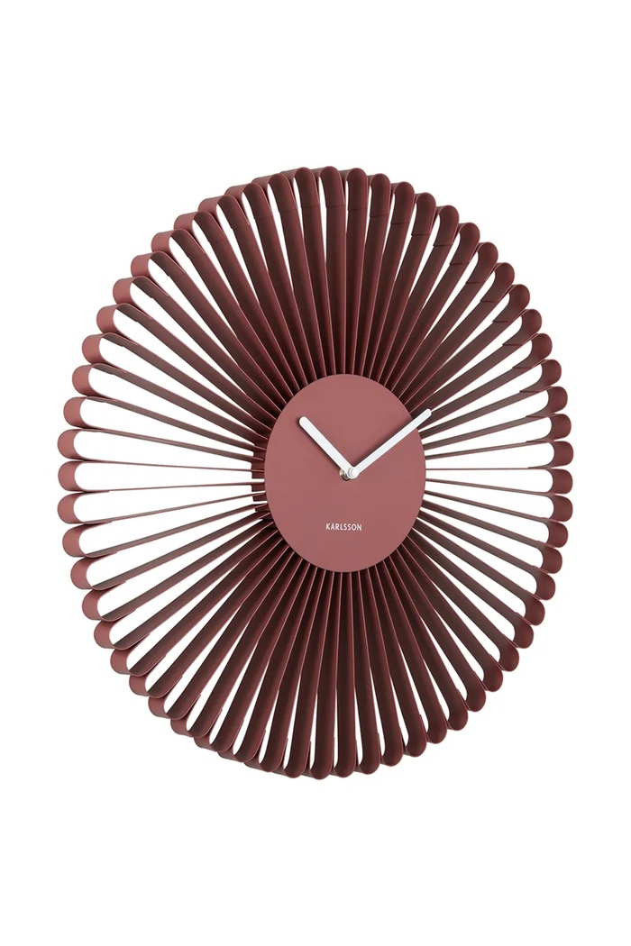 Stenska ura Karlsson Cascara 50 cm KA6074RD bordo AA00