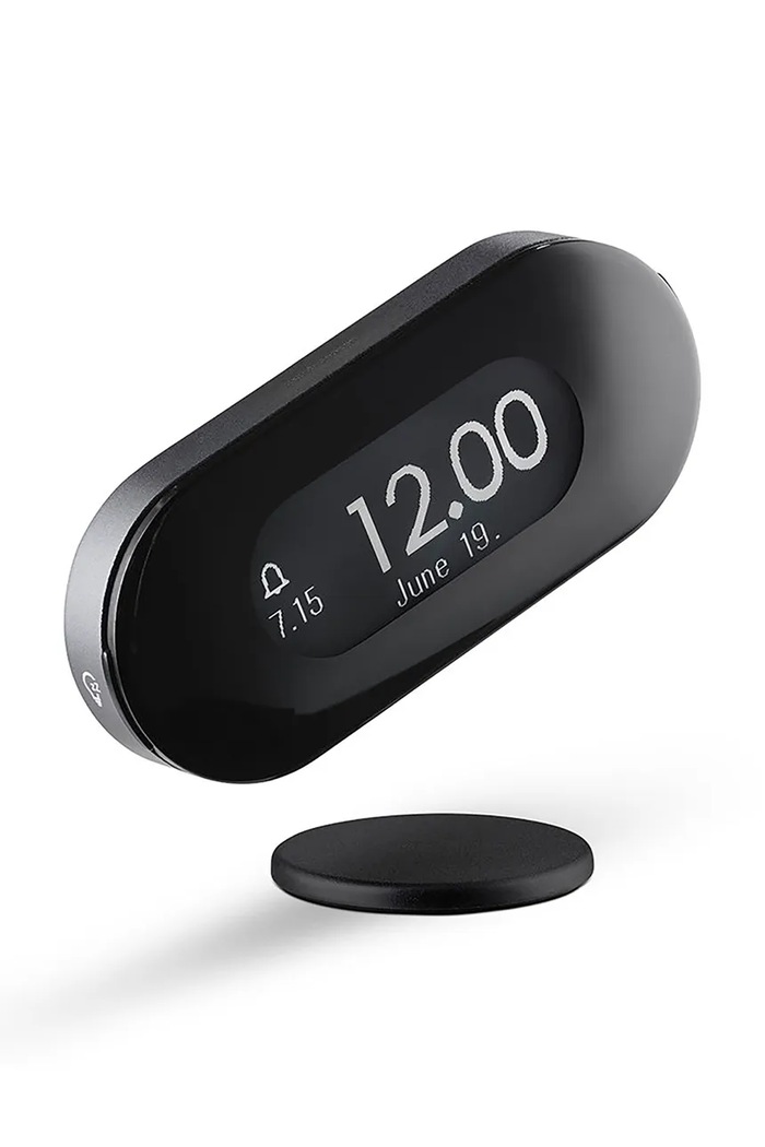 Living și dormitor Jacob Jensen ceas cu alarmă led 11,5 x 5,5 cm 34195.. negru