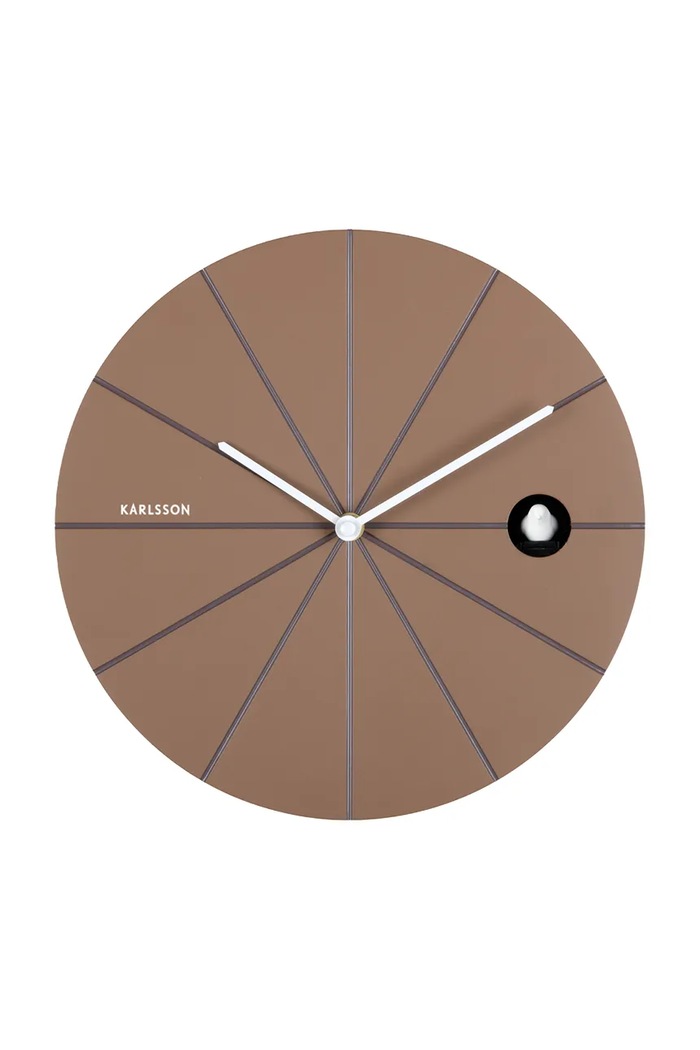 Karlsson zegar ścienny z kukułką Destacado Cuckoo 28 cm brązowy KA6068BR