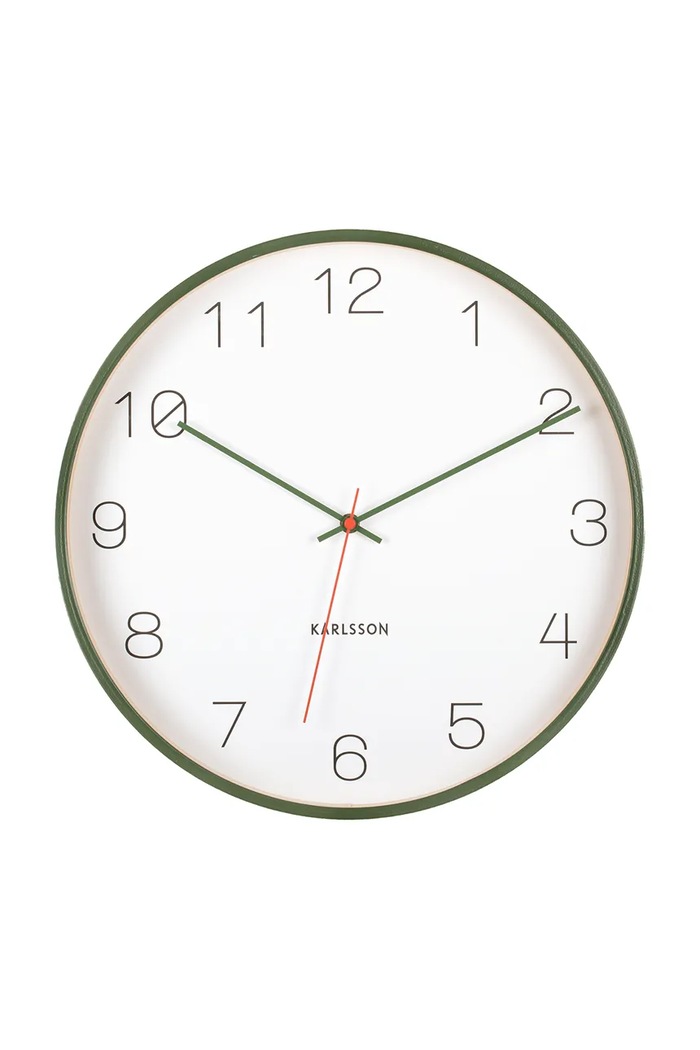 Karlsson orologio da parete in legno verde KA5926GR