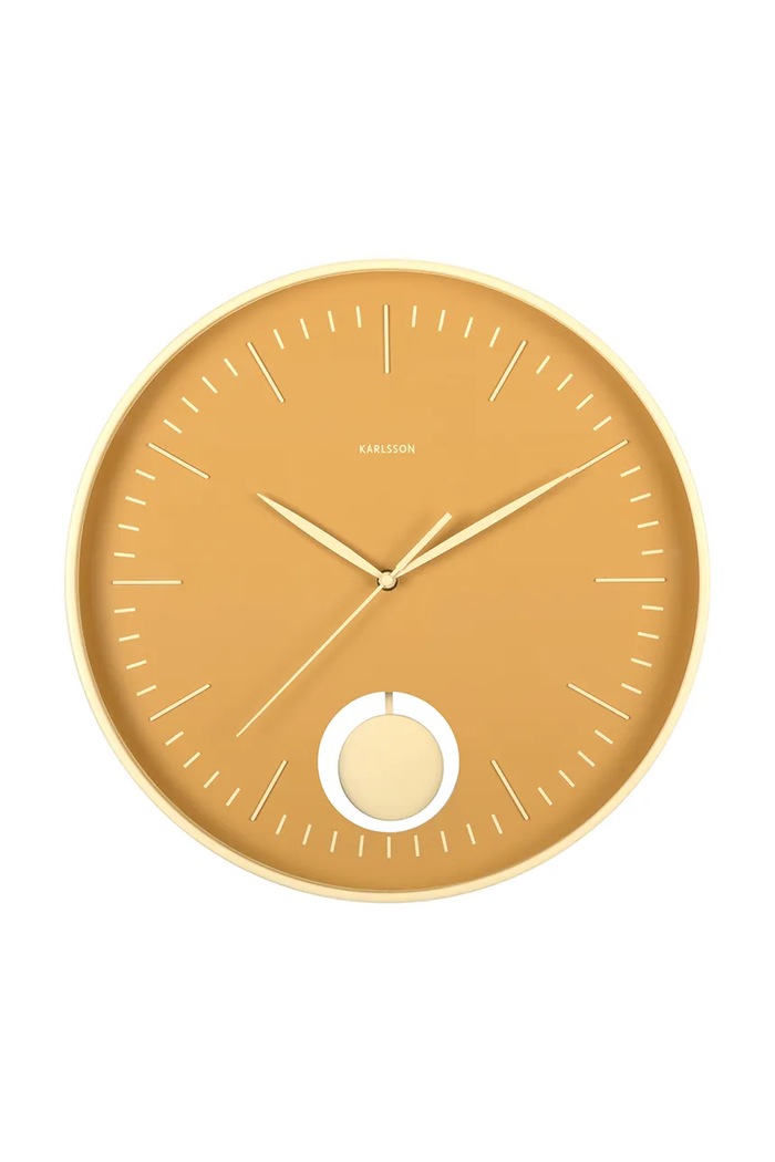 Karlsson orologio da parete in plastica giallo KA6065YE
