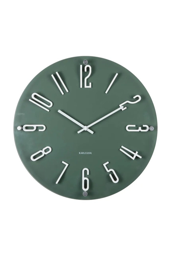 Karlsson orologio da parete in plastica turchese KA6090GR