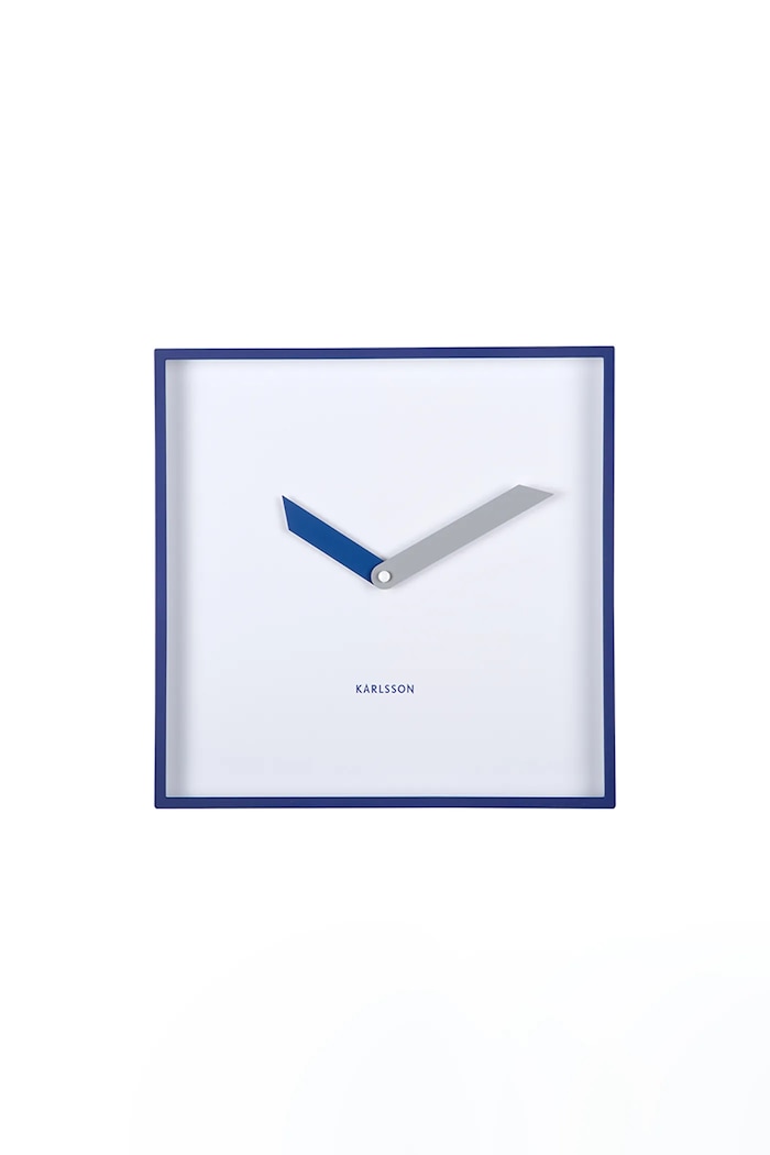 Karlsson ceas de perete din plastic bleumarin KA6112BL