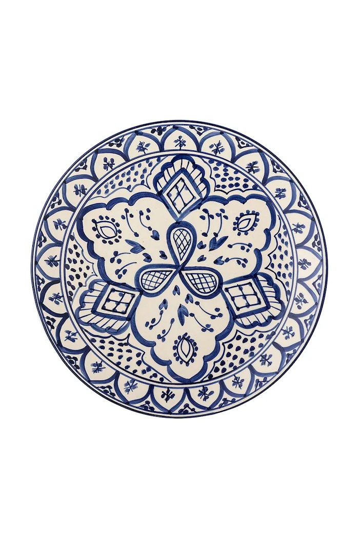 Bloomingville lapostányér Karlie 27,5 cm kék 82068278