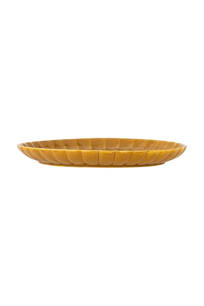Bloomingville talerz płaski Latina 27 cm 82061938 pomarańczowy AA00