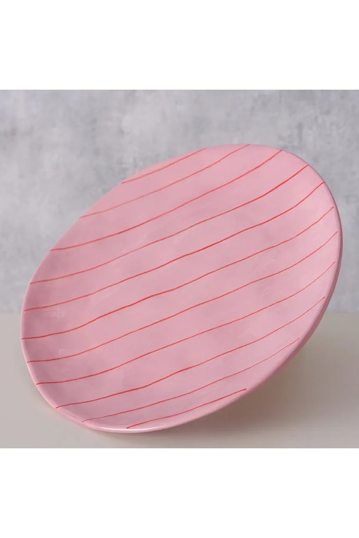 Boltze talerz Nordica 20 x 18 cm różowy 2061791
