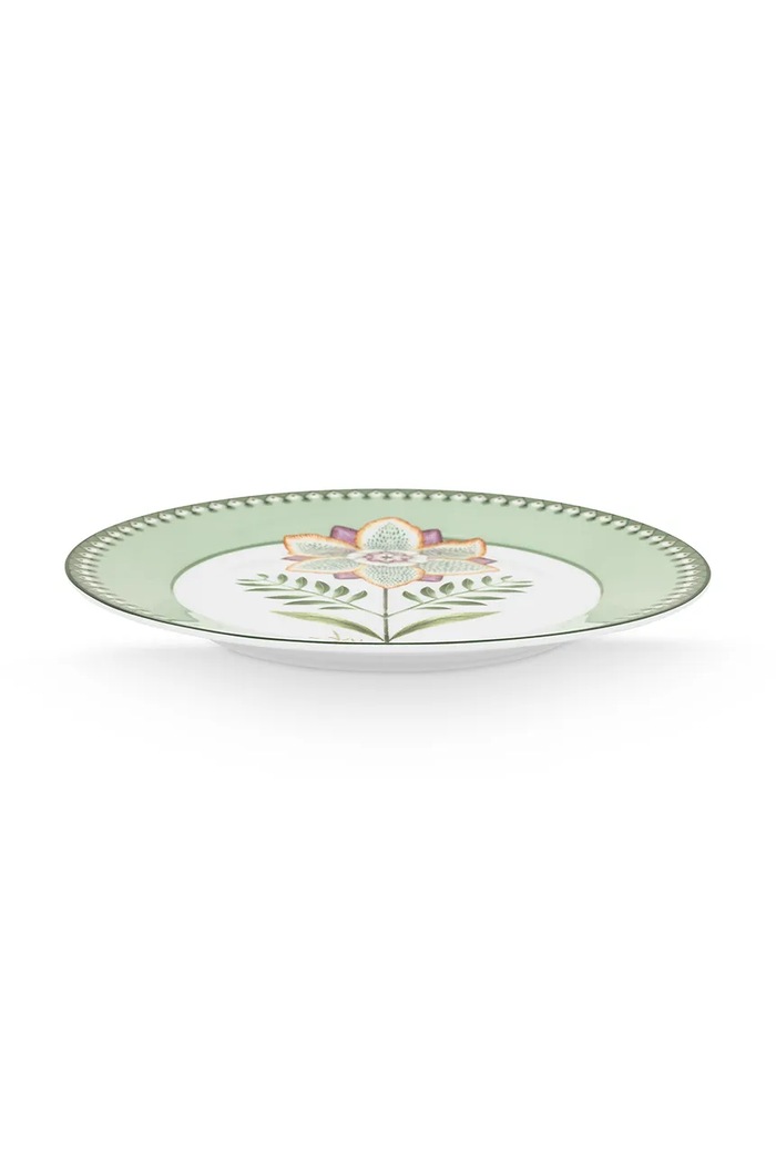 Pip Studio talerz deserowy Plate Lily&Lotus Light 21,4 cm 51001497 zielony AA00