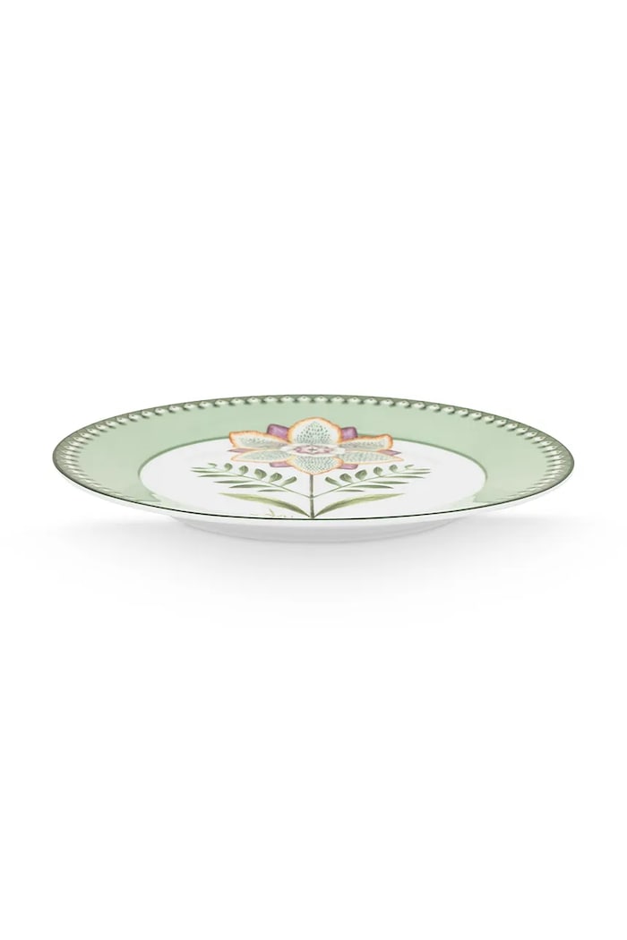 Pip Studio talerz deserowy Plate Lily&Lotus Light 21,4 cm 51001497 zielony AA00
