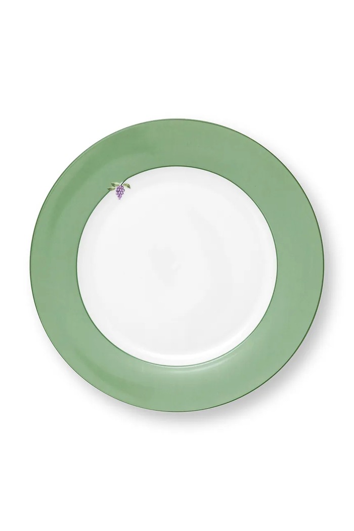 Pip Studio Set de farfurii plate Lily&Lotus 26,5 cm 6-pack verde 51001500
