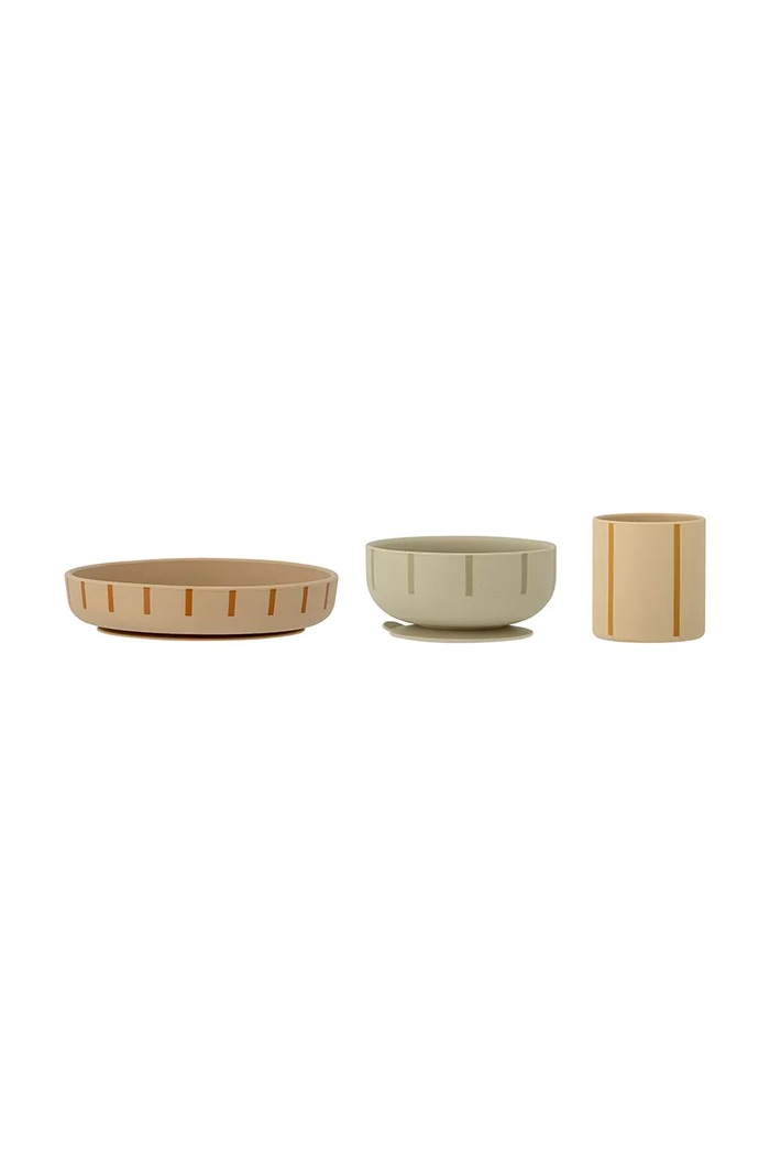 Bloomingville Set de mic dejun pentru copii Levi 3-pack multicolor 82062002