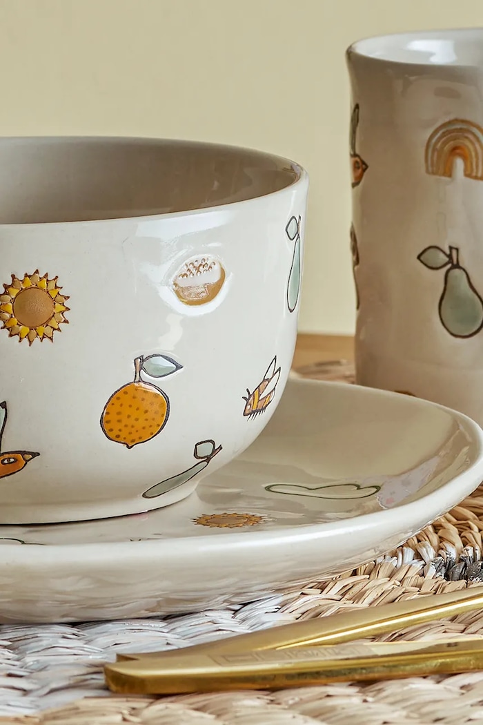 Kuhinja i bar Dječji set za doručak Bloomingville Agnes 3-pack 82060925 šarena