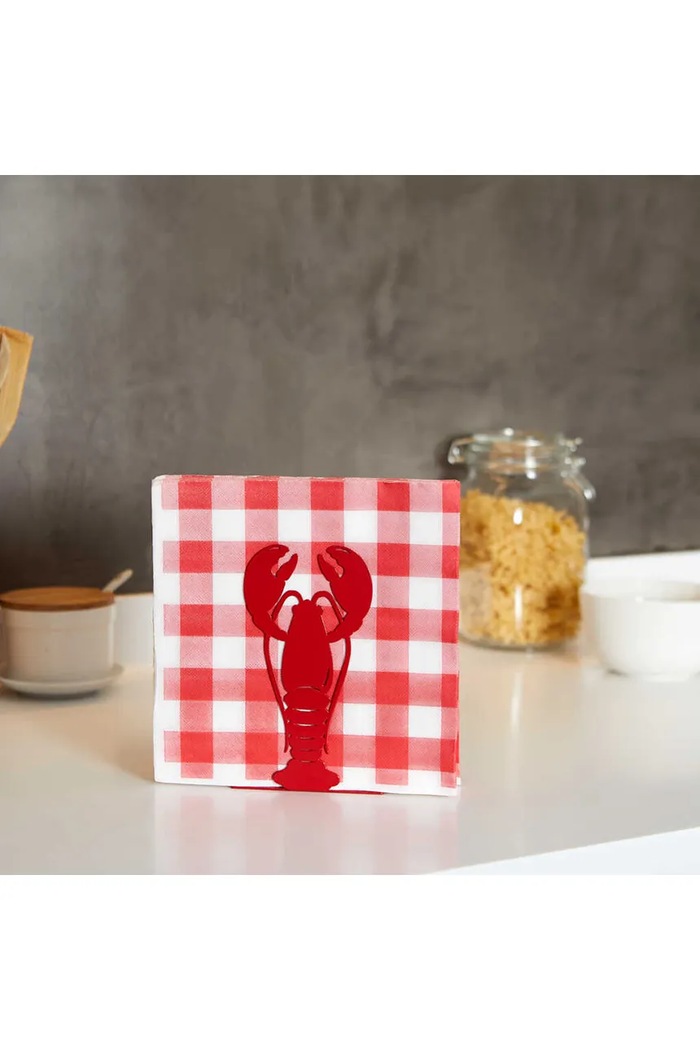 Držač za salvete Balvi Lobster 16 cm crvena 28084