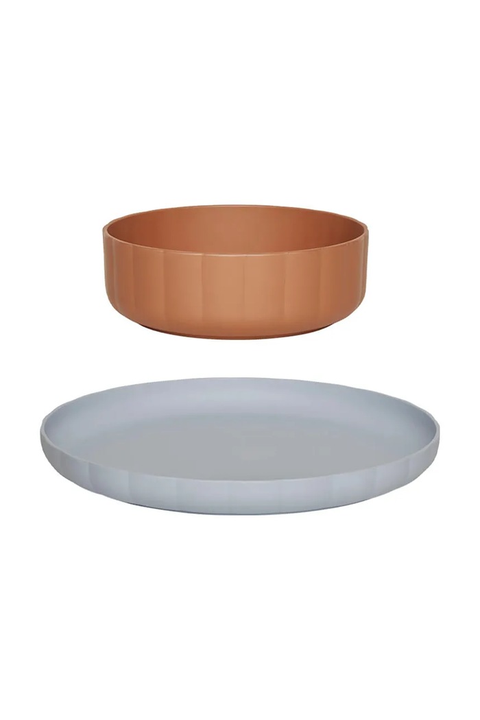 Tanier a miska pre dieťa OYOY Pullo 14 / 20 cm viacfarebná M107567
