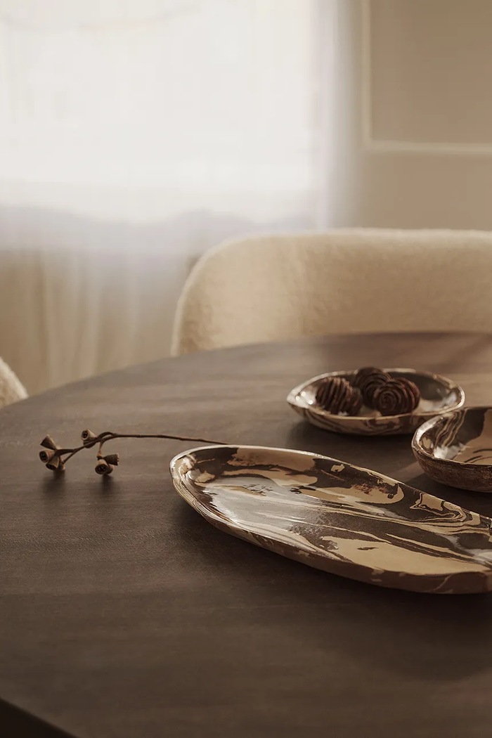 Чаша ferm LIVING Ryu Bowl мультиколор 1104268264