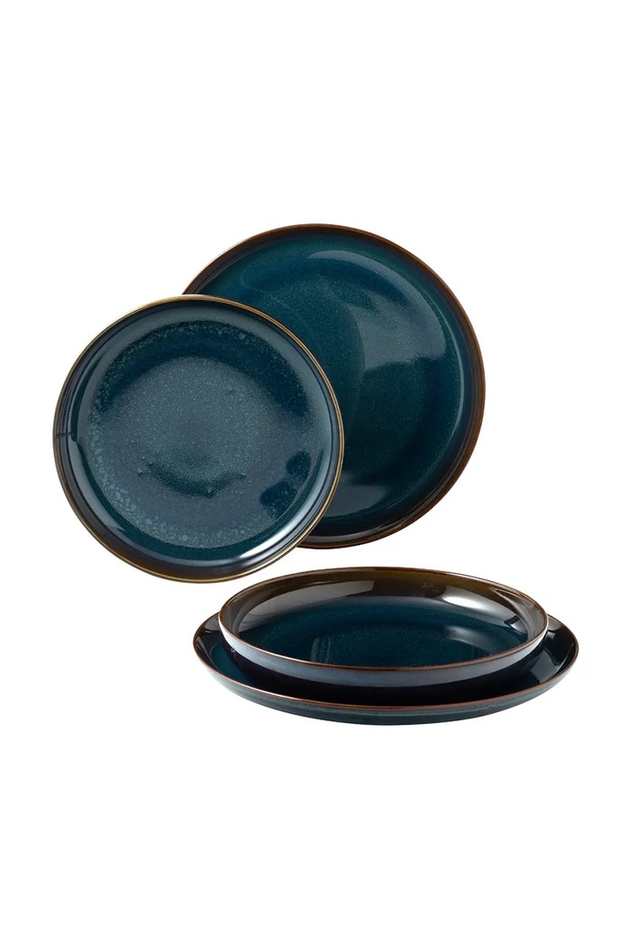 Villeroy & Boch zestaw talerzy obiadowych dla 2 os. 25,9 / 21,9 cm. 4-pack niebieski 19.5168.8547