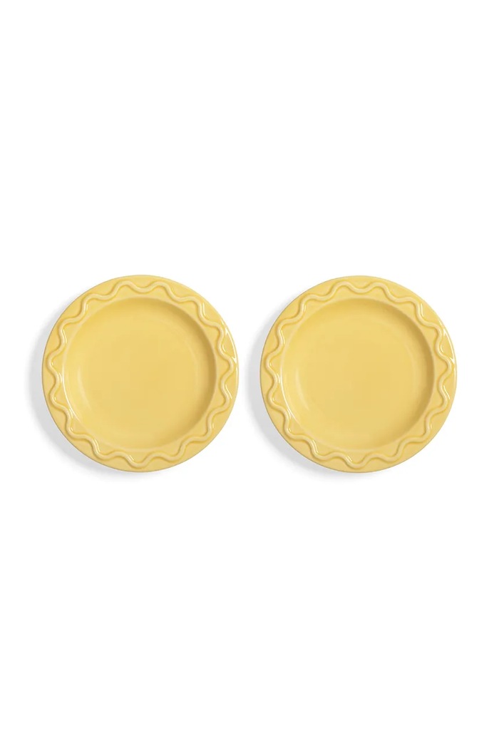 Комплект десертни чинии &k amsterdam mochi 17,5 cm (2 броя) жълт 2191.04