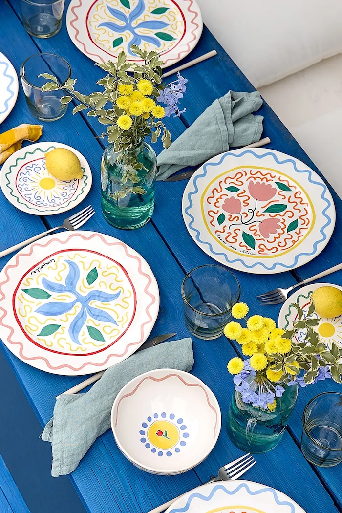 Sada tanierov Costa Nova Summer Bliss 27 cm 6-pak viacfarebná DEP271.TUL.SET6
