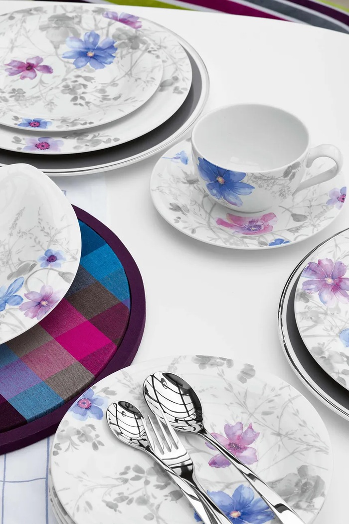 Bucătărie și bar Villeroy & Boch farfurie Mariefleur Gris Basic 27 cm 10.4104.2620 multicolor