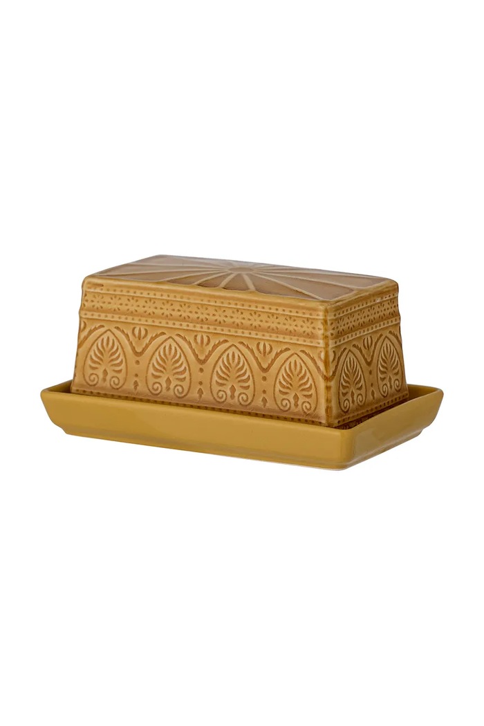 Miska na máslo Bloomingville Rani 18,5 x 8 x 10,5 cm 82053008 oranžová AA00